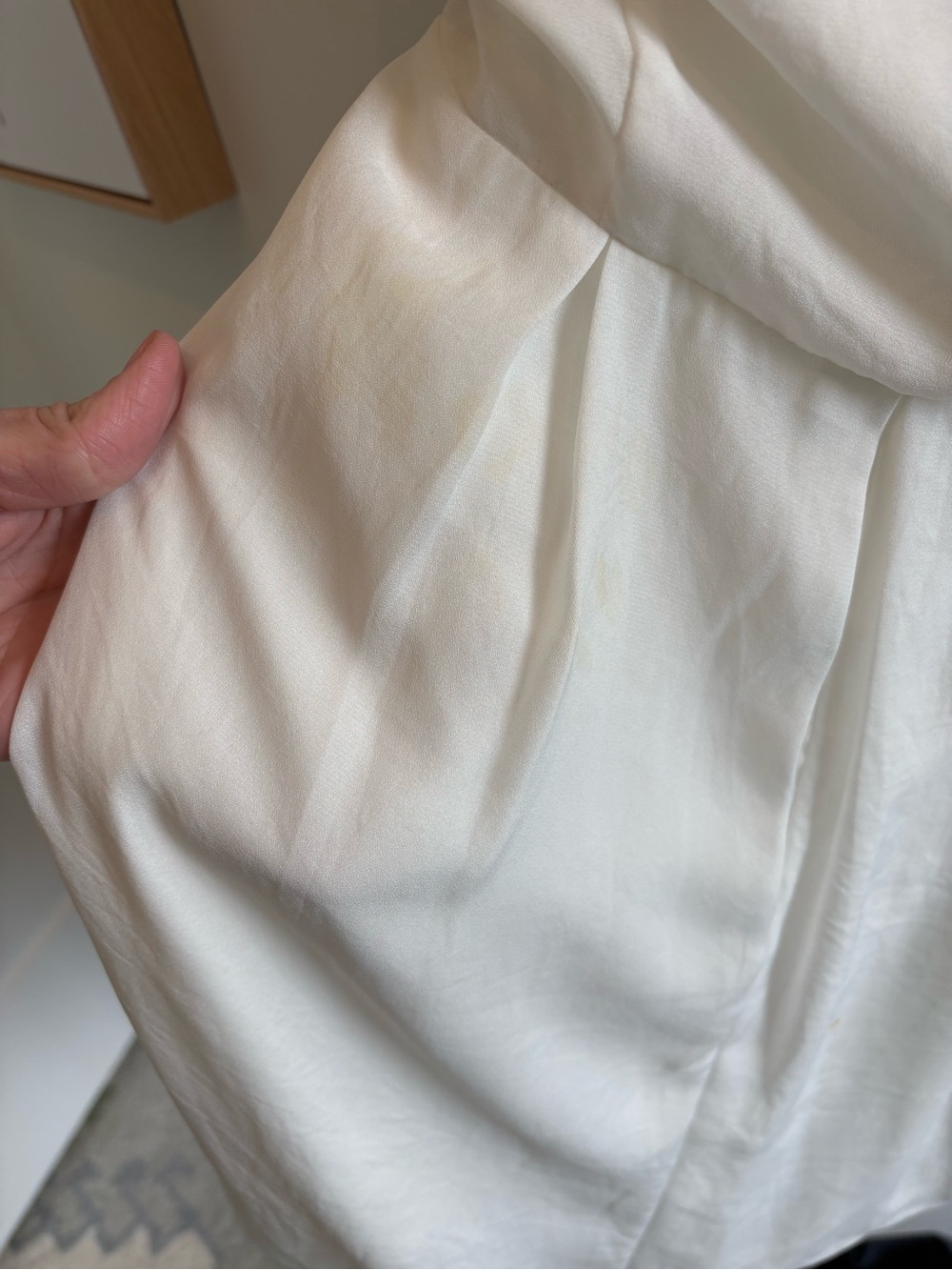 White Sleeveless Wrap Dress - Picture 3 of 4